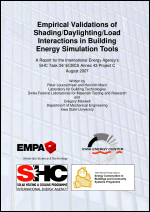 Empirical Validations of Shading/Daylighting/Load Interactions in Building Energy Simulation Tools